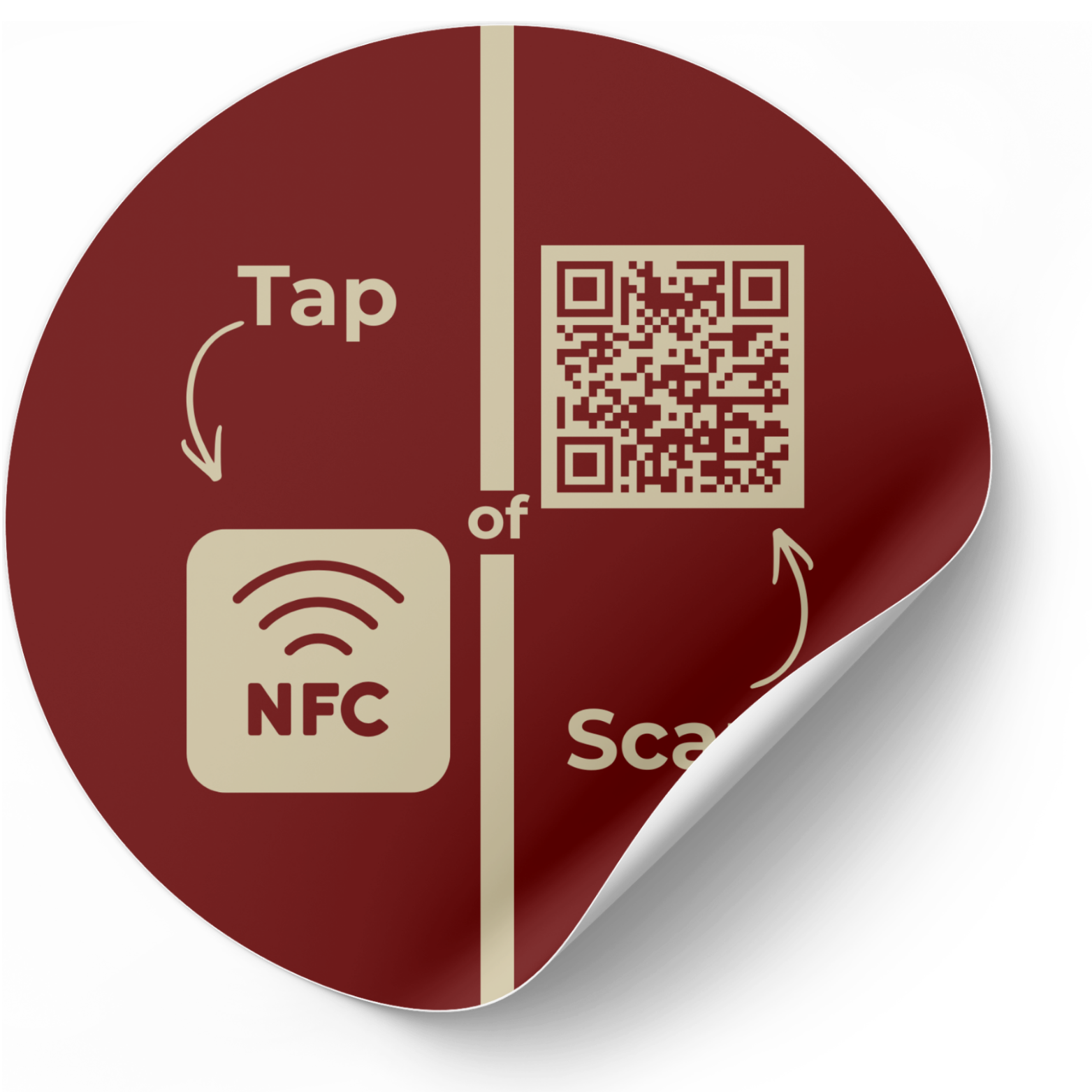 TafelTag Sticker Ontwerp